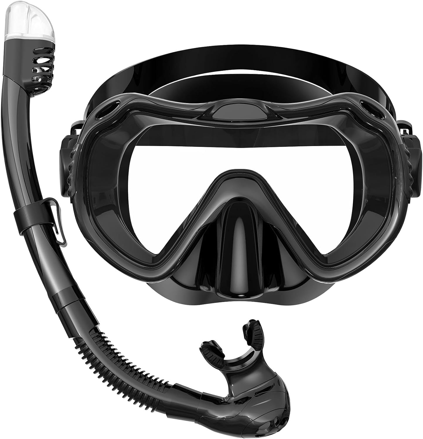 Unisex Dykmask med Anti-Dimteknik och Integrerad Snorkel 0