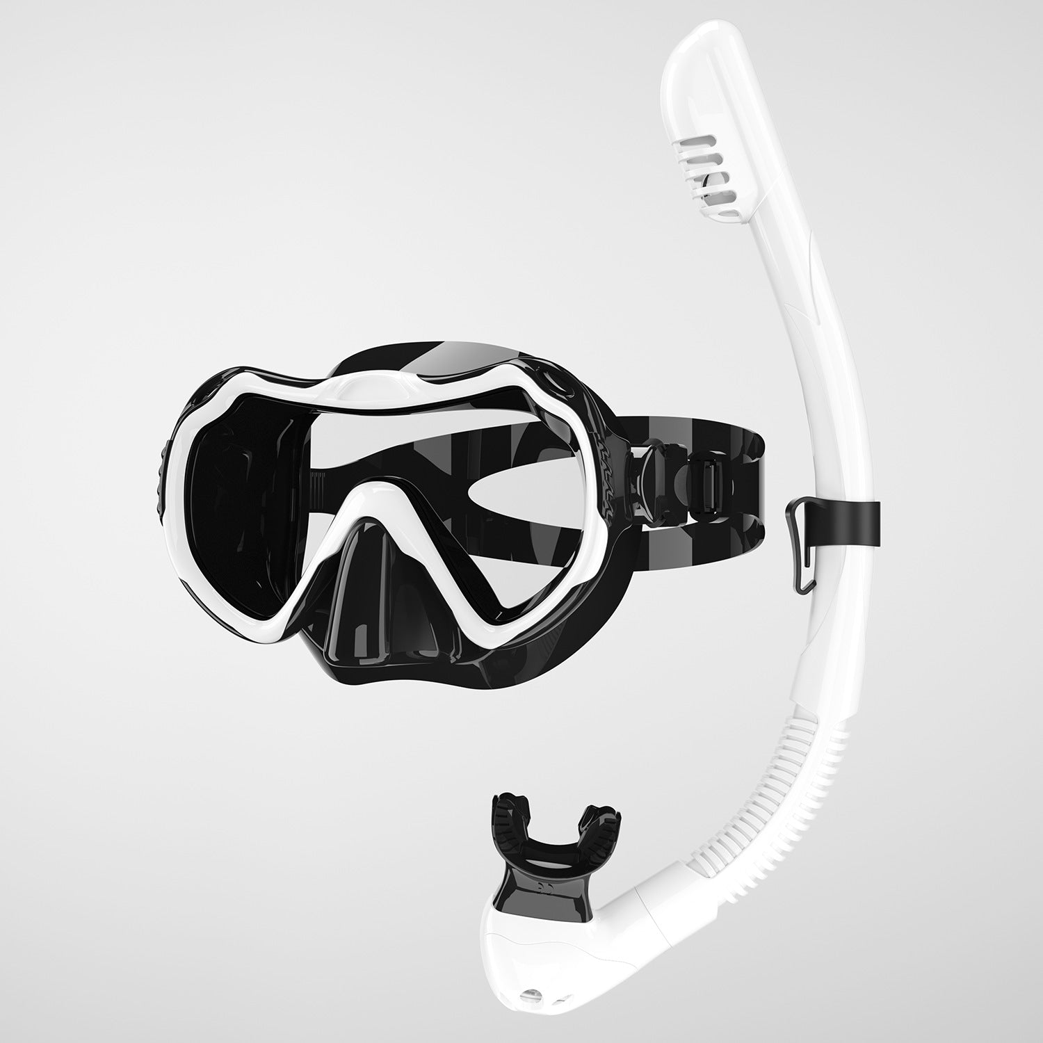 Unisex Dykmask med Anti-Dimteknik och Integrerad Snorkel 2