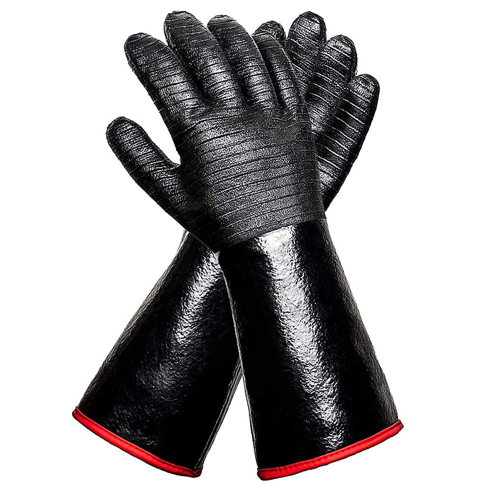 Unisex Grillhandskar med Halkfritt Silikongrepp och Förlängd Manschett 5