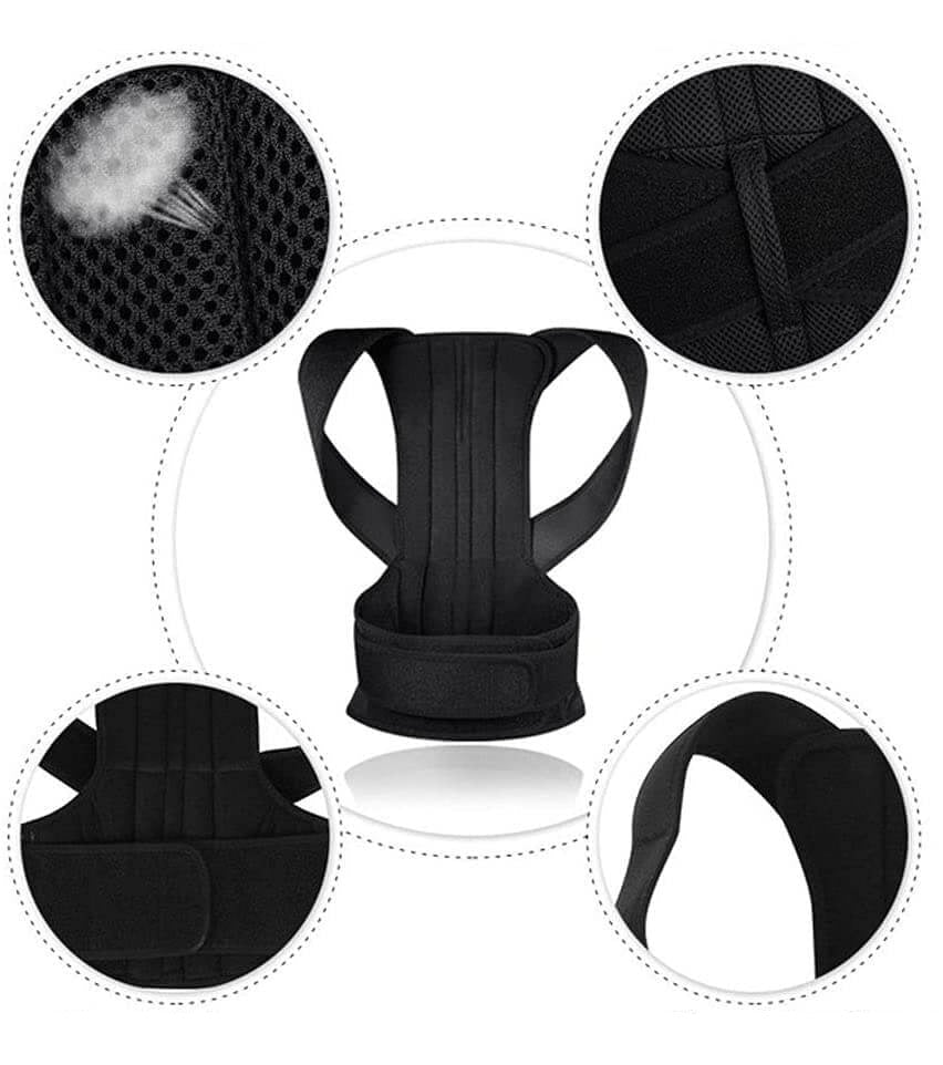 Unisex Hållningskorrigerande Ryggstödsväst Stabiliserande Design 4