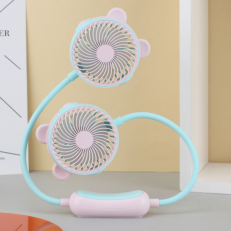 Unisex Halsfläkt med Dubbla Fläktar och Flexibel Svanhals 5