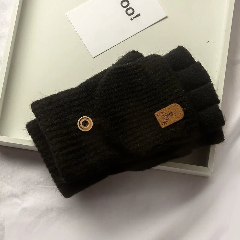 Unisex Halvfingerhandskar med Pekskärmsfunktion för Kalla Dagar 1