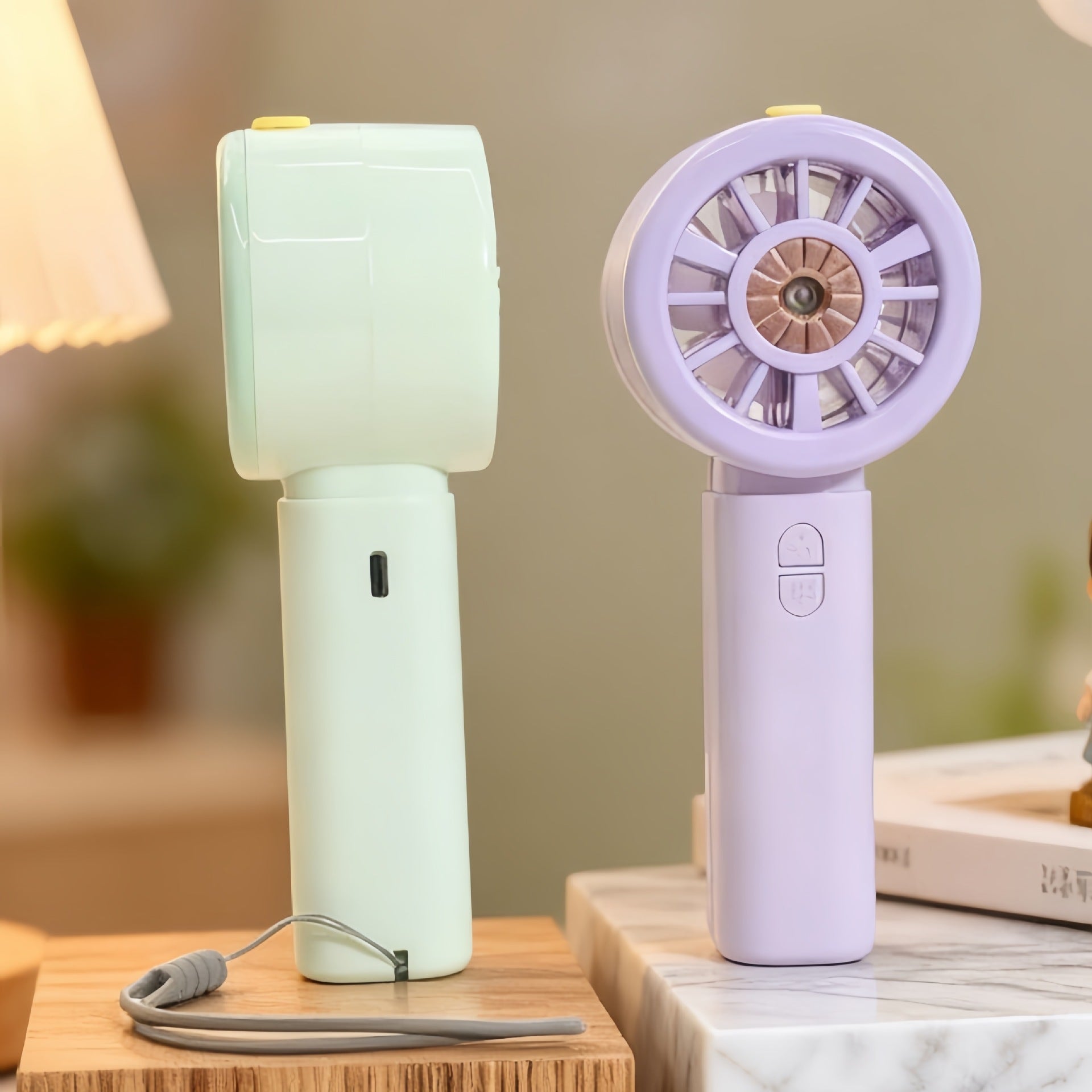 Unisex Handfläkt med Misting-Funktion Ergonomisk Design 1