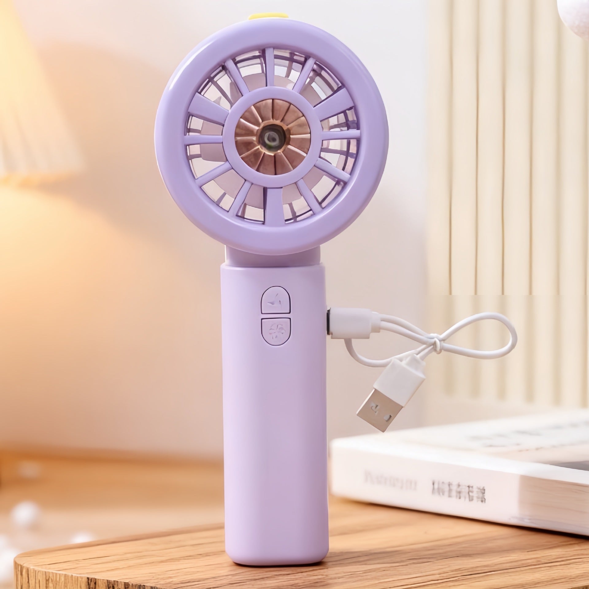 Unisex Handfläkt med Misting-Funktion Ergonomisk Design 3