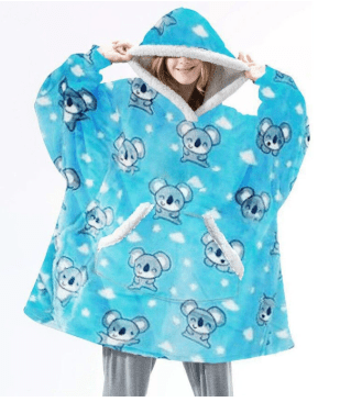 Unisex Huvtröja Fleece Med Stor Ficka 12
