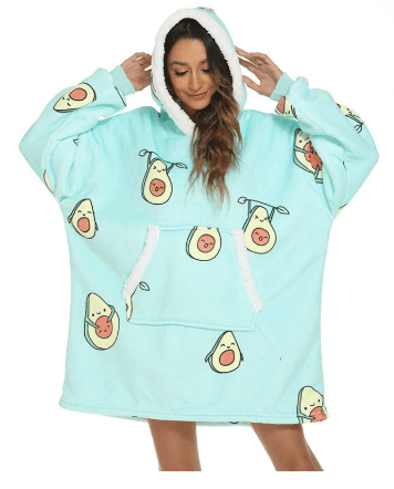 Unisex Huvtröja Fleece Med Stor Ficka 9
