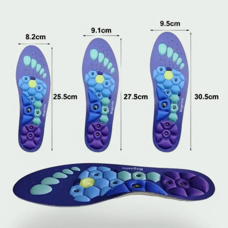 Unisex Innersulor med Magnetisk Akupressur 6