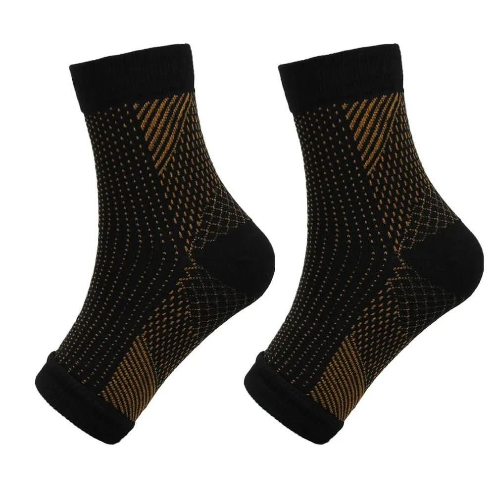 Unisex Kompressionsstrumpor För Löpning Stödjande Design 8