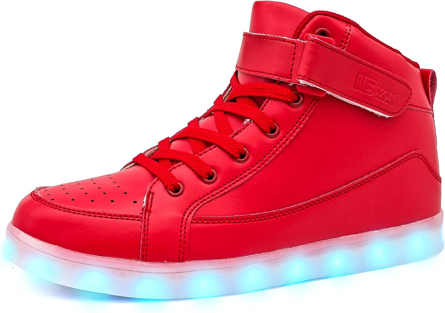 Unisex LED-sneakers med uppladdningsbar belysning 0