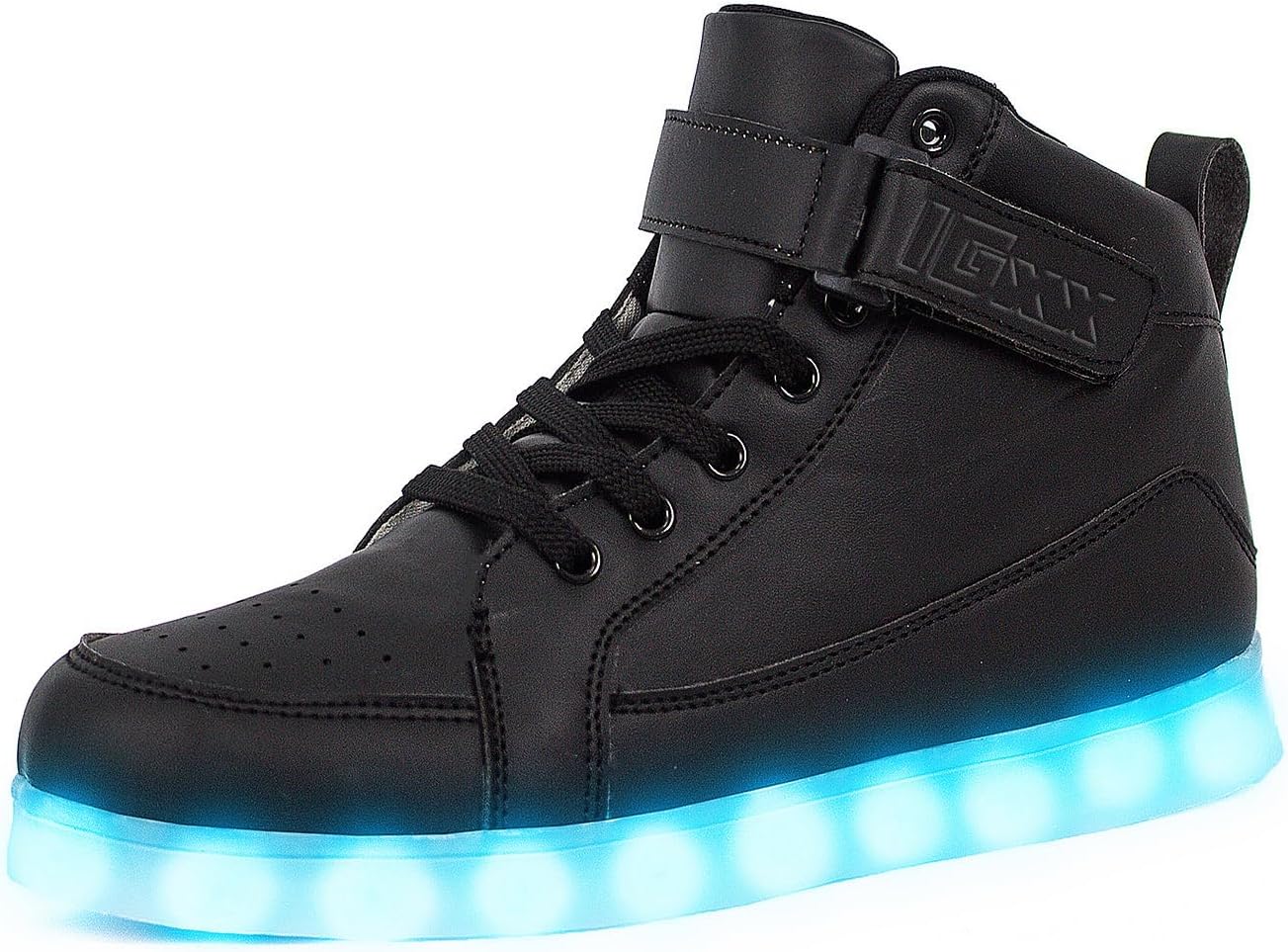Unisex LED-sneakers med uppladdningsbar belysning 12