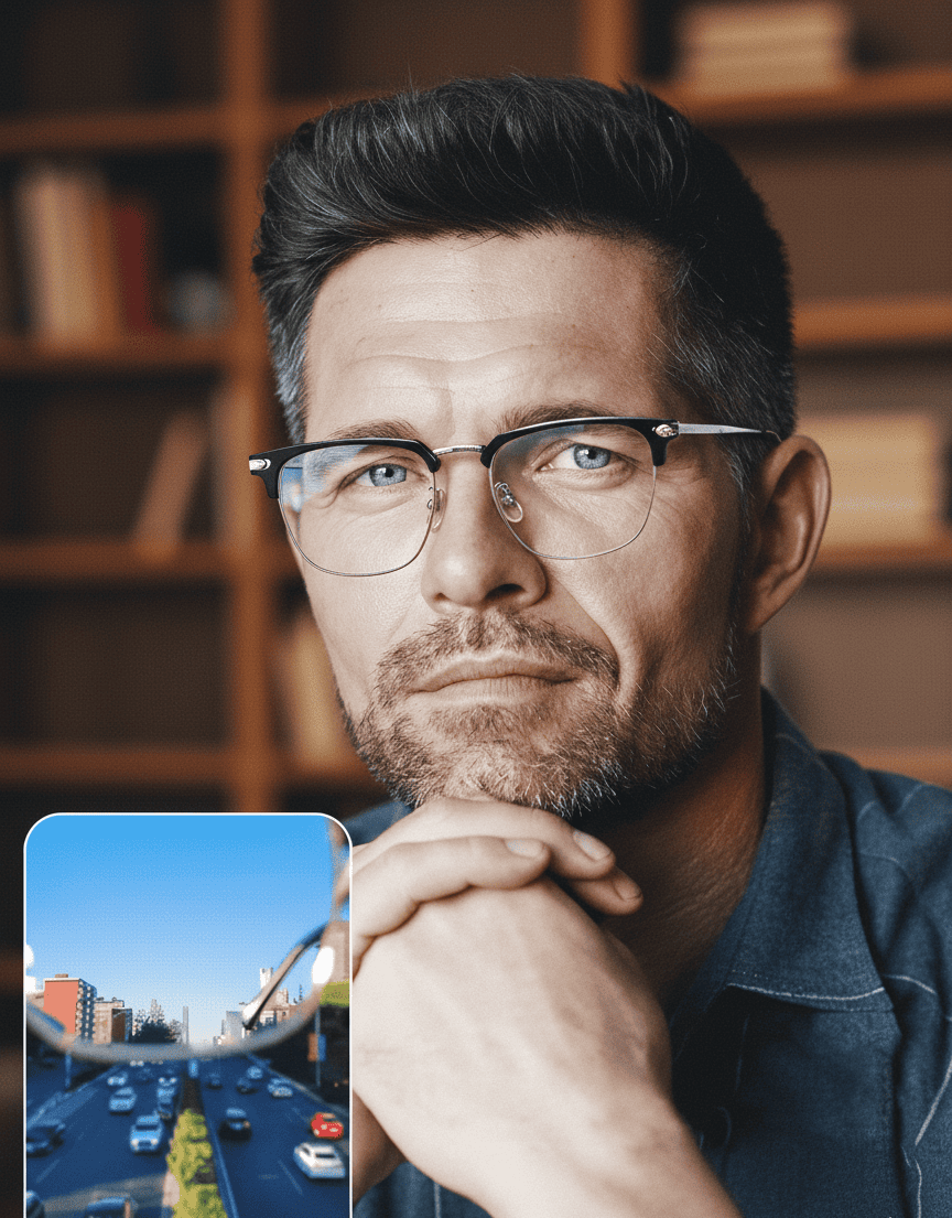 Unisex Läsglasögon med Blått Ljusfilter 3