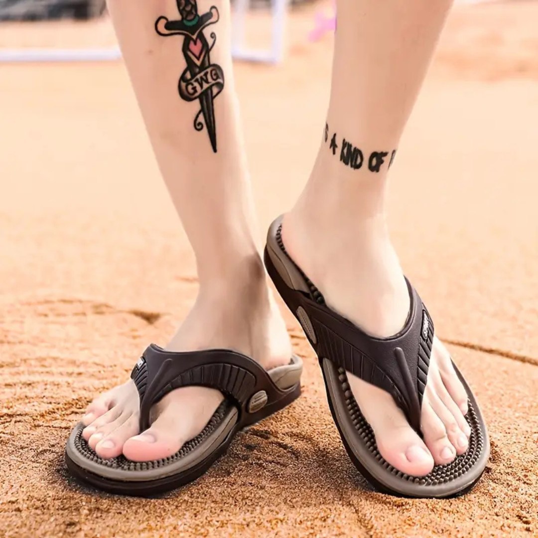 Unisex Massagetofflor Akupressurdesign Sportig Stil 10