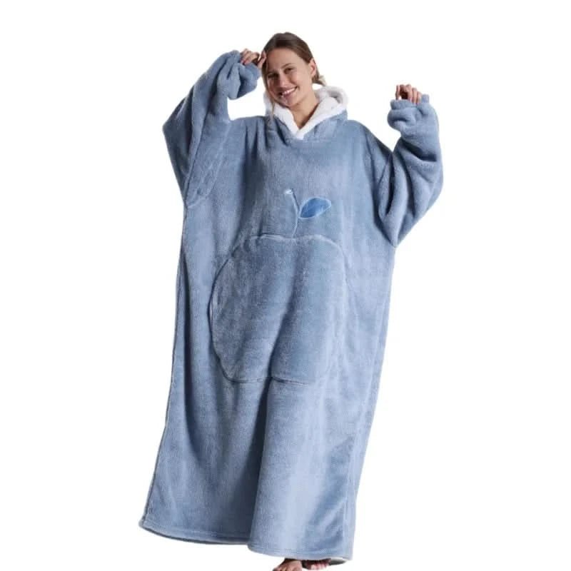 Unisex Oversized Hoodie med Huvud och Känguruficka 12