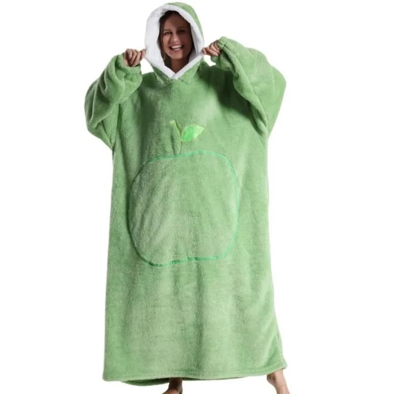 Unisex Oversized Hoodie med Huvud och Känguruficka 14