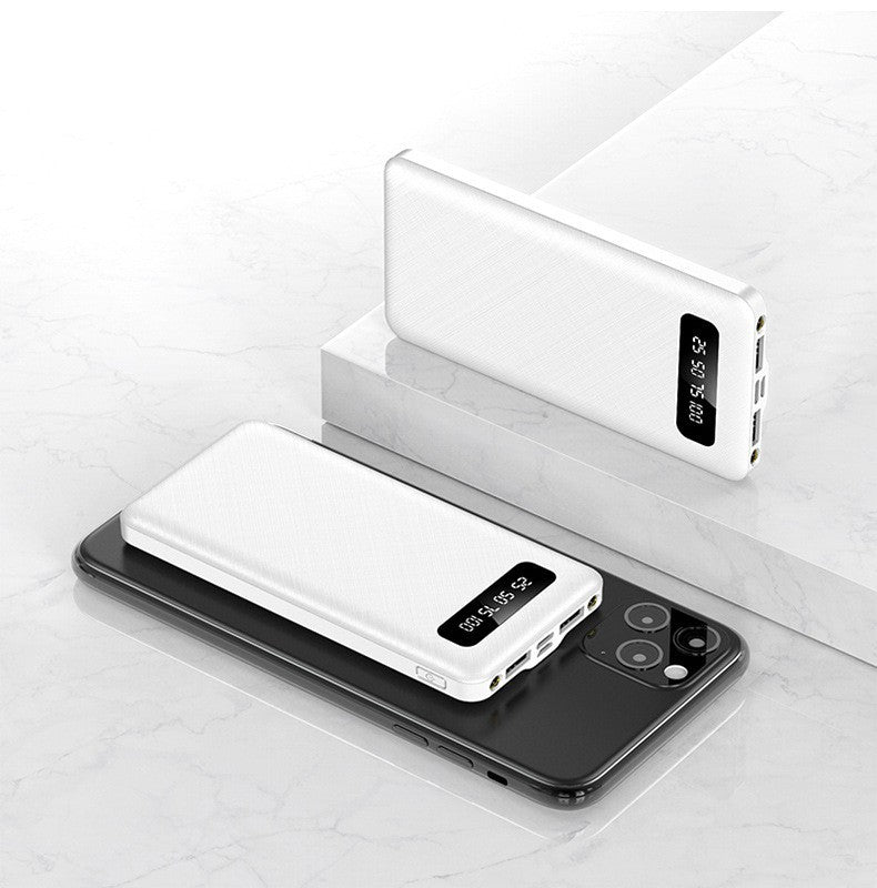 Unisex Powerbank 20000mAh med Snabbladdning och LED-Display 2