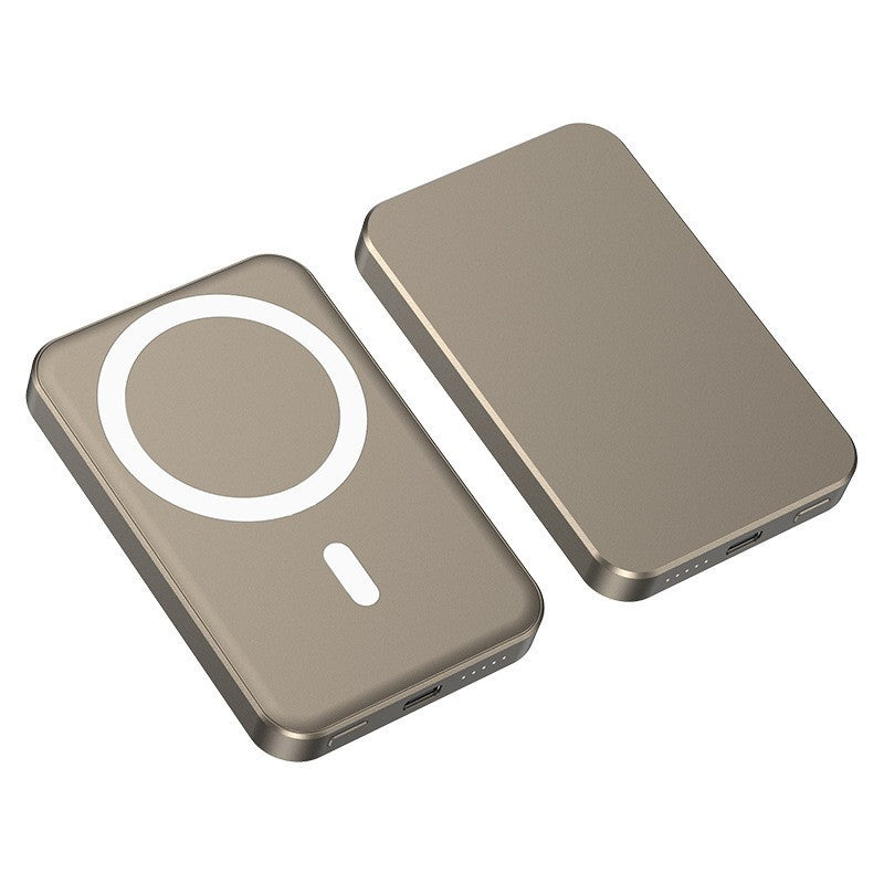 Unisex Powerbank Med Magnetisk Trådlös Laddning Magsafe 5