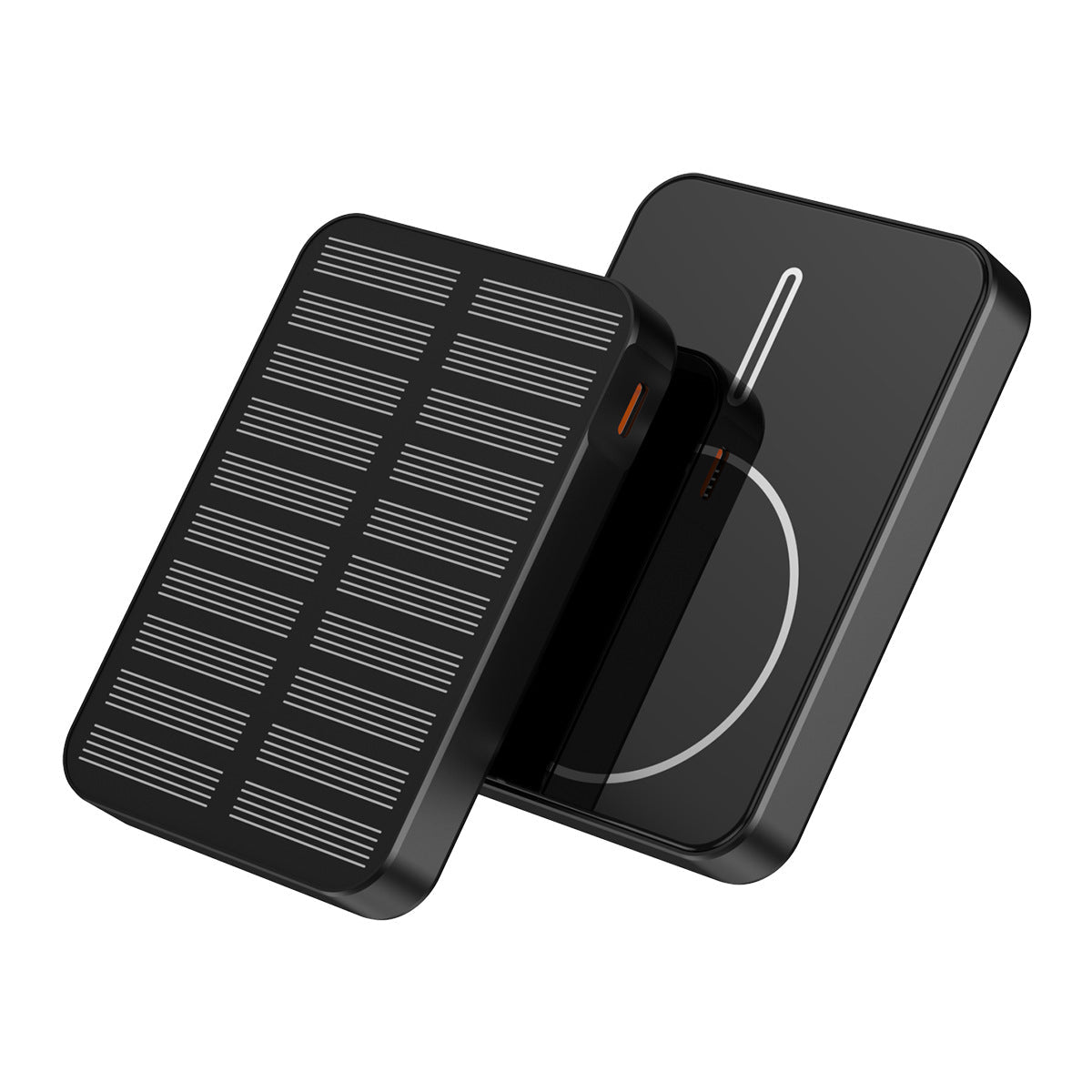 Unisex Powerbank Med Solceller Och Snabbladdning 0
