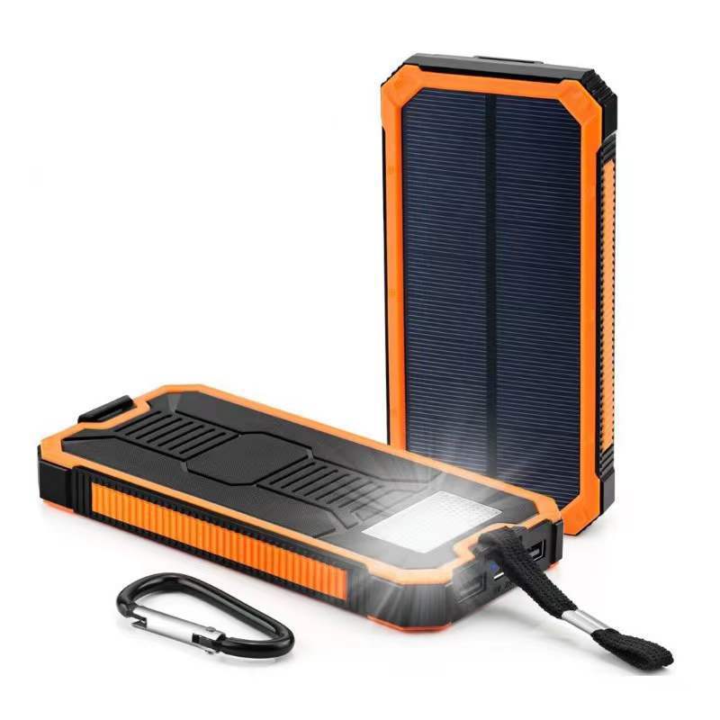 Unisex Powerbank Solcell 20000mAh Snabbladdning Bärbar 1