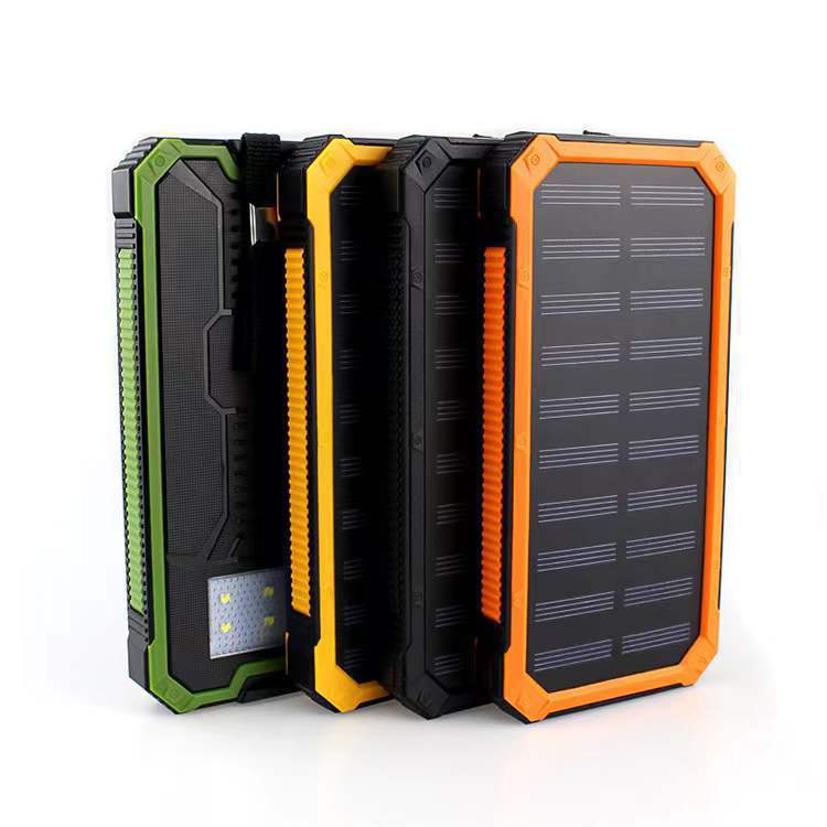 Unisex Powerbank Solcell 20000mAh Snabbladdning Bärbar 3