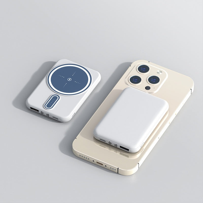 Unisex Powerbank med Induktionsladdning och Digital Display 0