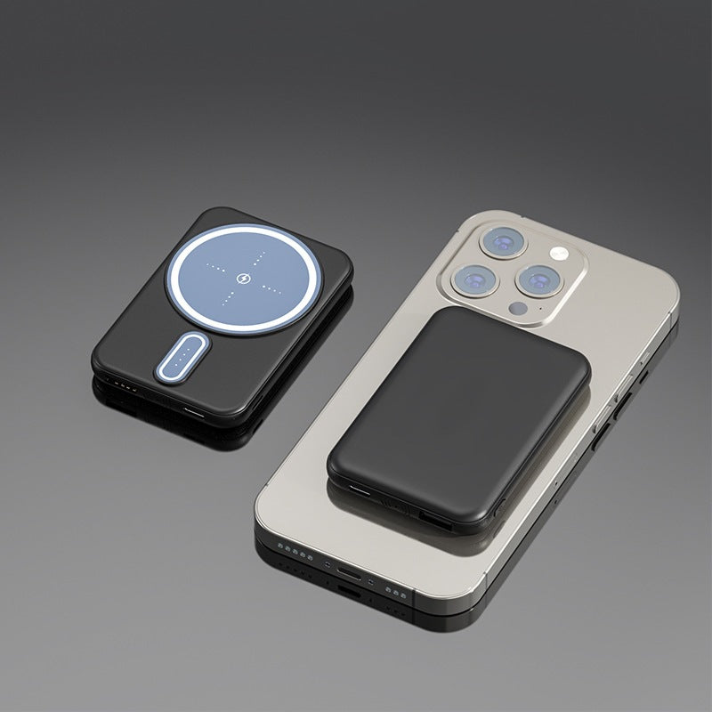 Unisex Powerbank med Induktionsladdning och Digital Display 4