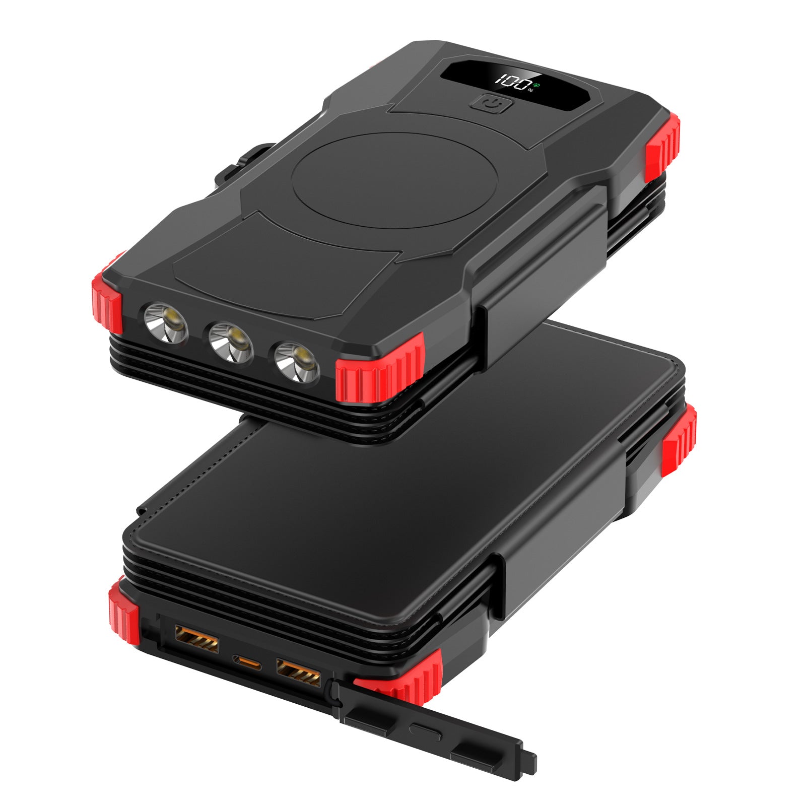 Unisex Powerbank med Solenergi och Integrerad LED-belysning 0