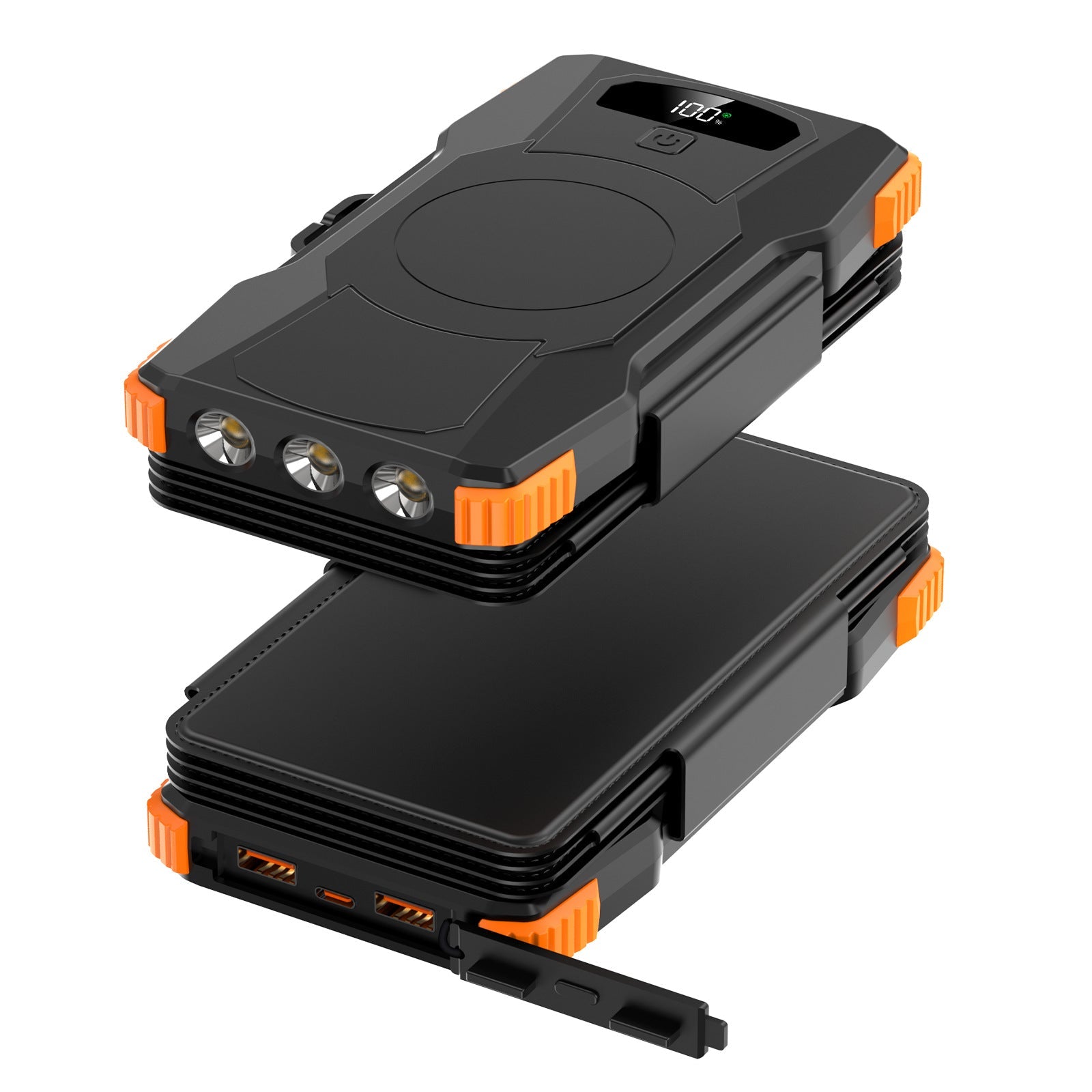 Unisex Powerbank med Solenergi och Integrerad LED-belysning 8