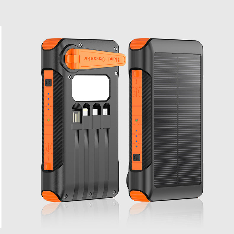 Unisex Powerbank med Solenergi och Snabbladdning 0