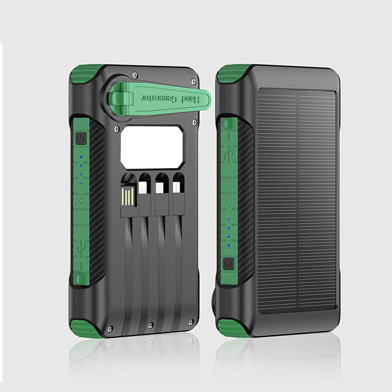 Unisex Powerbank med Solenergi och Snabbladdning 5