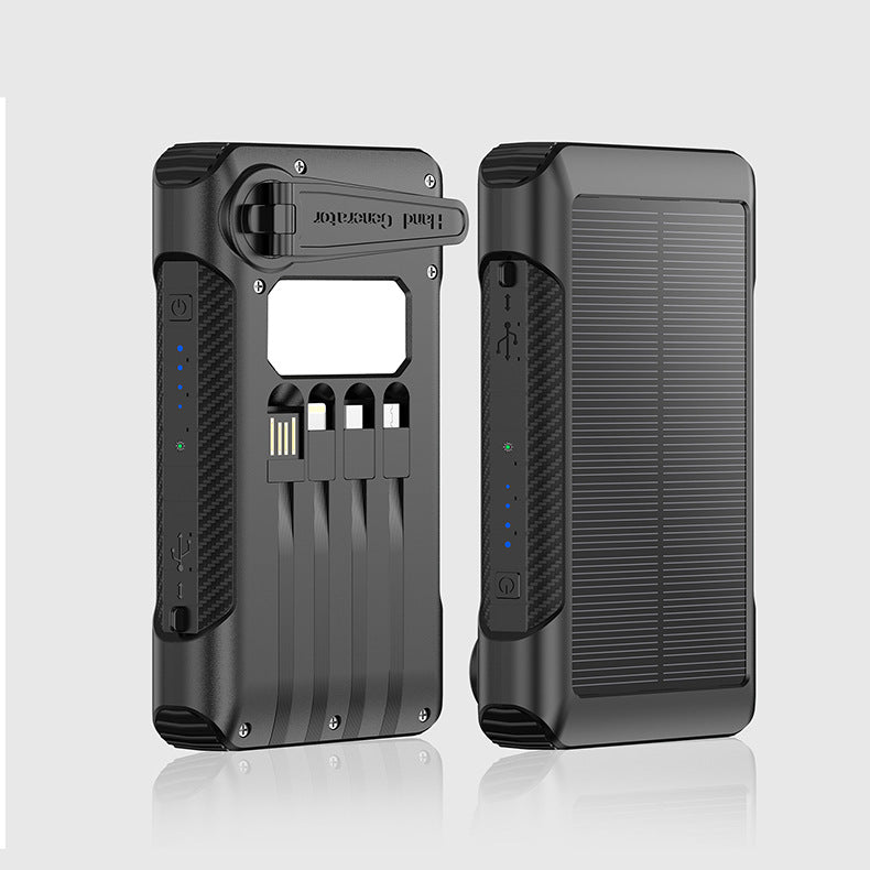 Unisex Powerbank med Solenergi och Snabbladdning 6