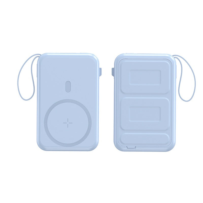 Unisex Powerbank med Trådlös Laddningsplatta Bärbar 2