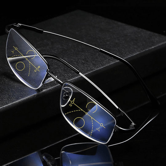Unisex Progressiva Glasögon Moderna Multifunktionella Med UV400 Skydd 0
