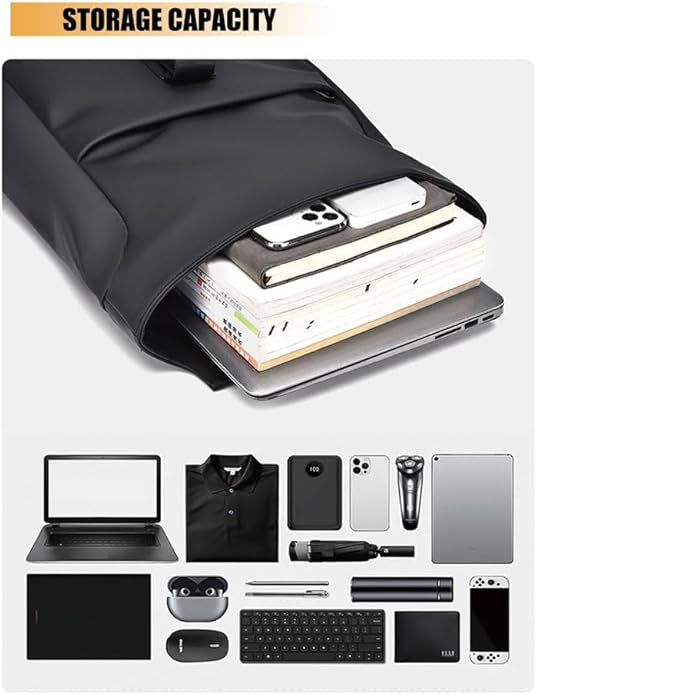 Unisex Rese- och Pendlarryggsäck med USB-laddning 5