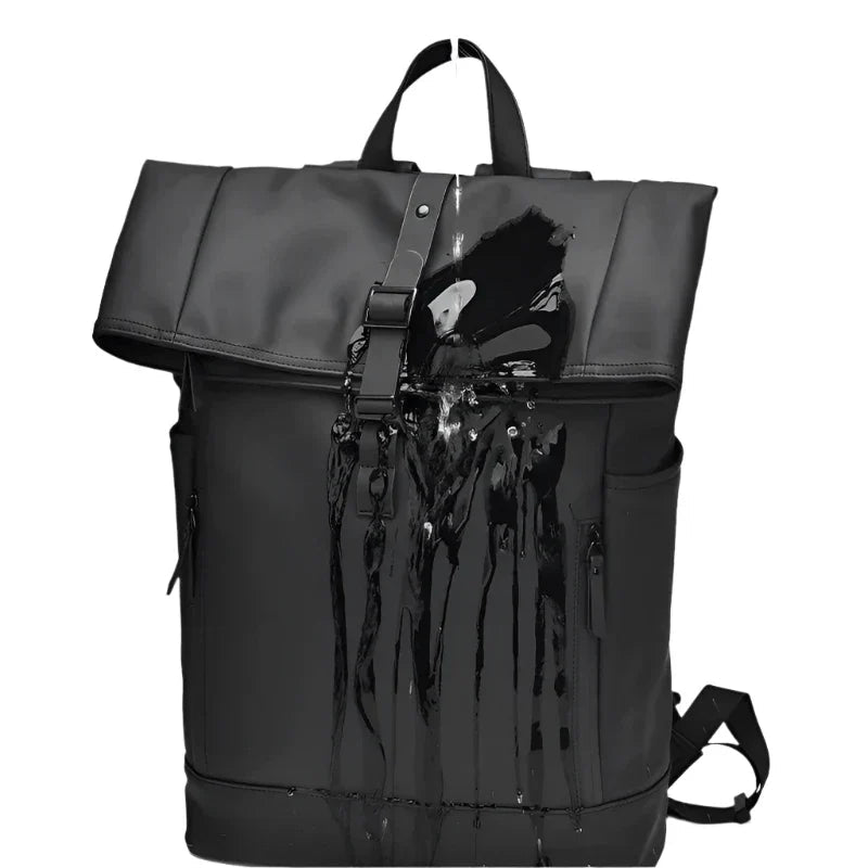 Unisex Rolltop Ryggsäck Modern Design Med Rymlig Kapacitet 3