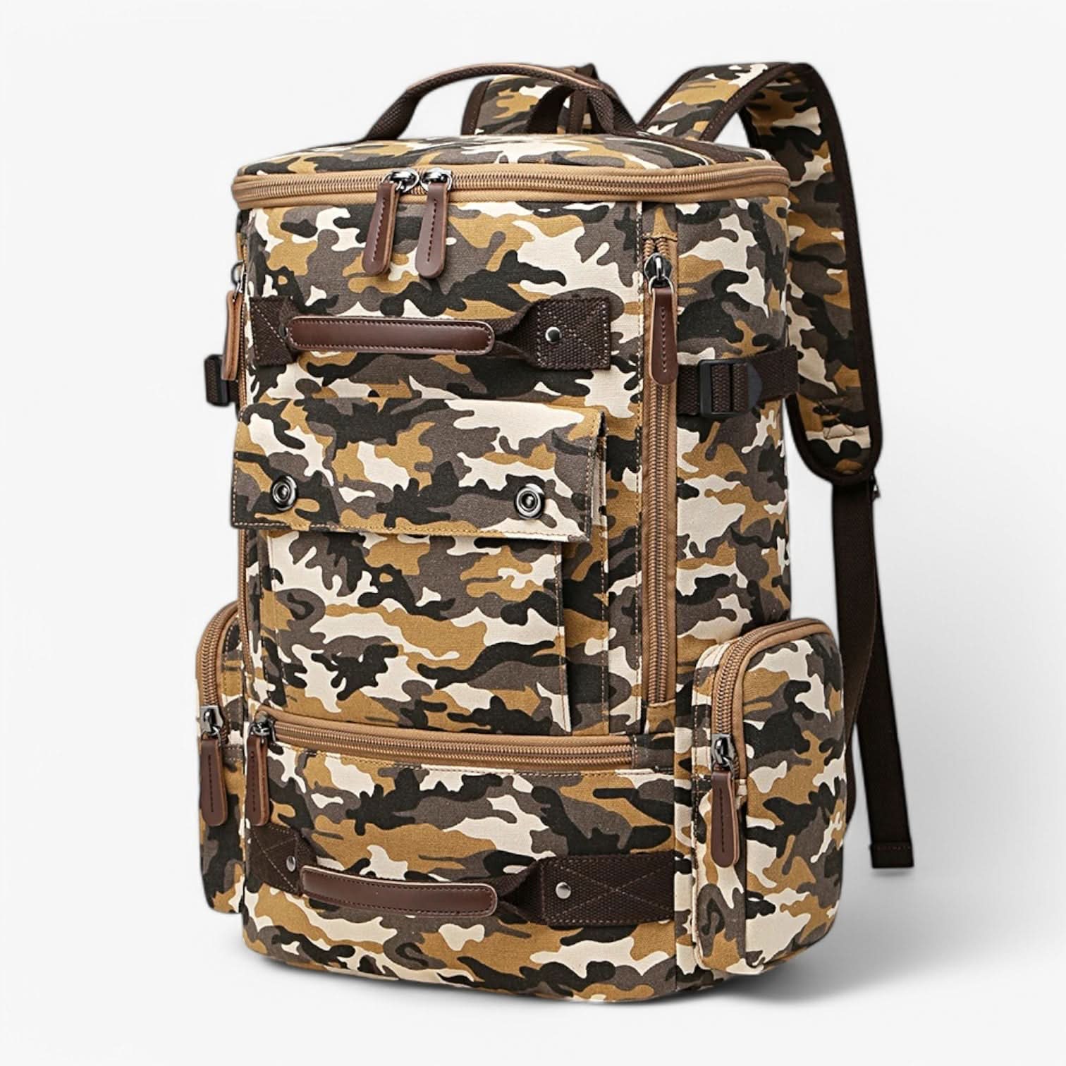 Unisex Ryggsäck med Laptopfack och Vintage Design 7