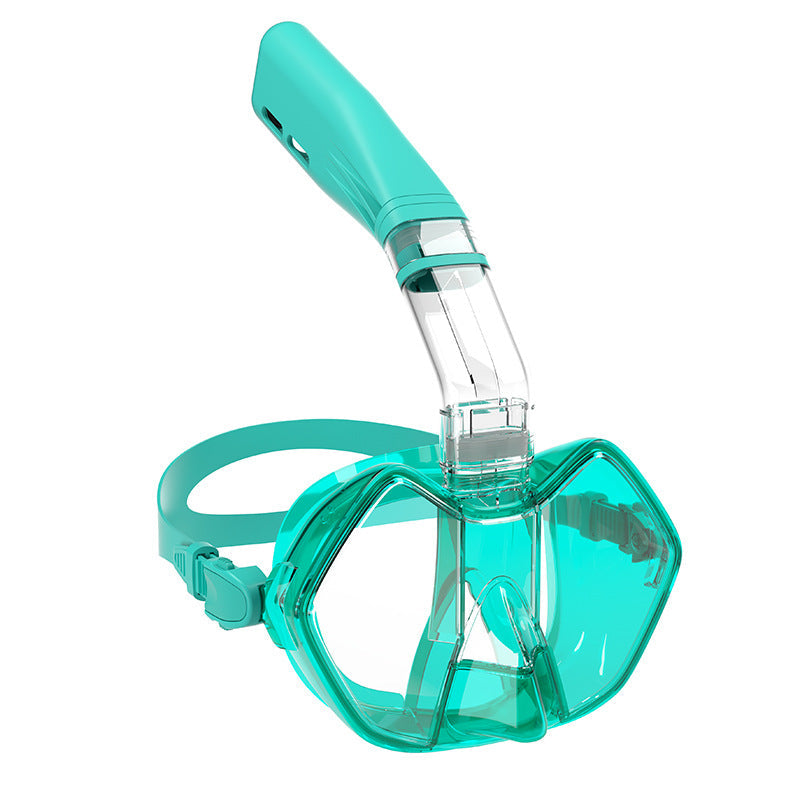 Unisex Snorkelmask med Ergonomisk Passform och Vidvinkel Synfält 0