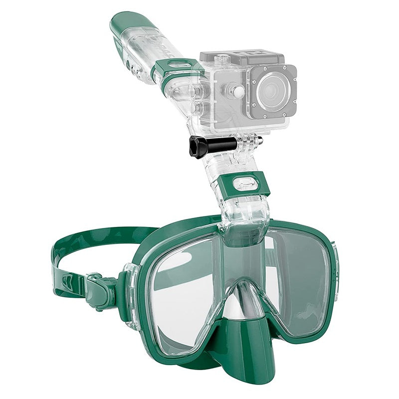 Unisex Snorkelmask med integrerade simglasögon för bekväm snorkling 3