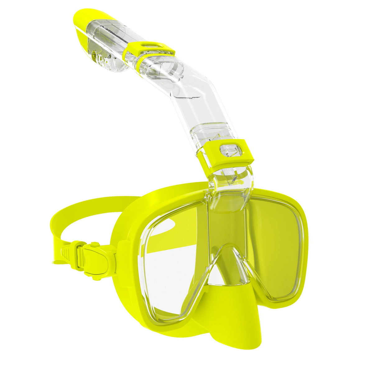 Unisex Snorkelmask med integrerade simglasögon för bekväm snorkling 7
