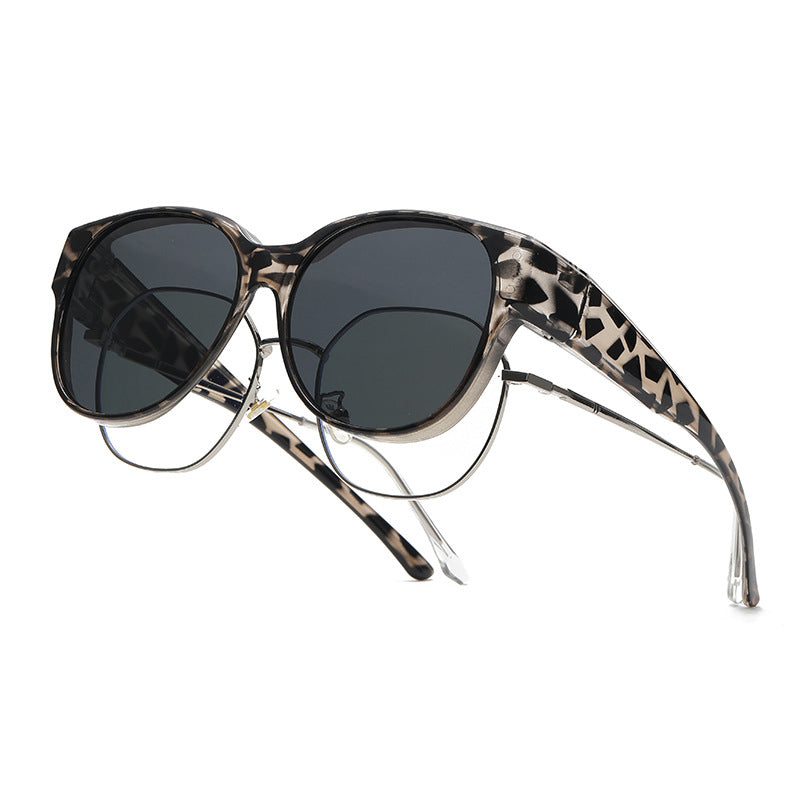 Unisex Solglasögon Fit Over Cat-Eye Design med Polariserade Linser 10