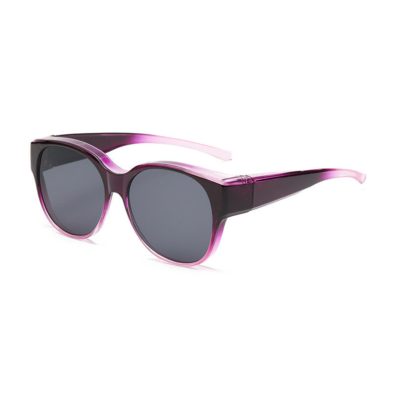 Unisex Solglasögon Fit Over Cat-Eye Design med Polariserade Linser 14
