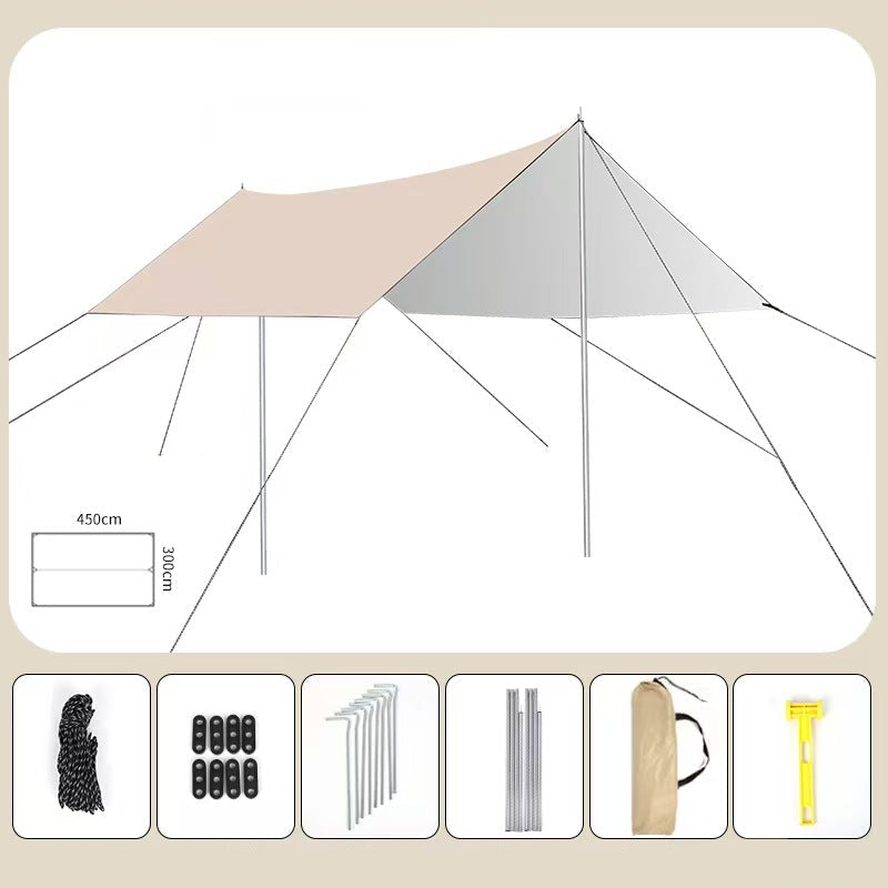 Unisex Solsegel Mångsidig Outdoor Skydd 3