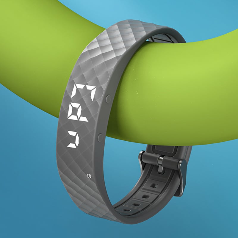 Unisex Sportarmband med Flexibel Tidsvisning och Stoppur 8