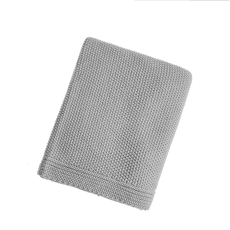 Unisex Stickad Pläd Filt Mjuk och Värmande 5