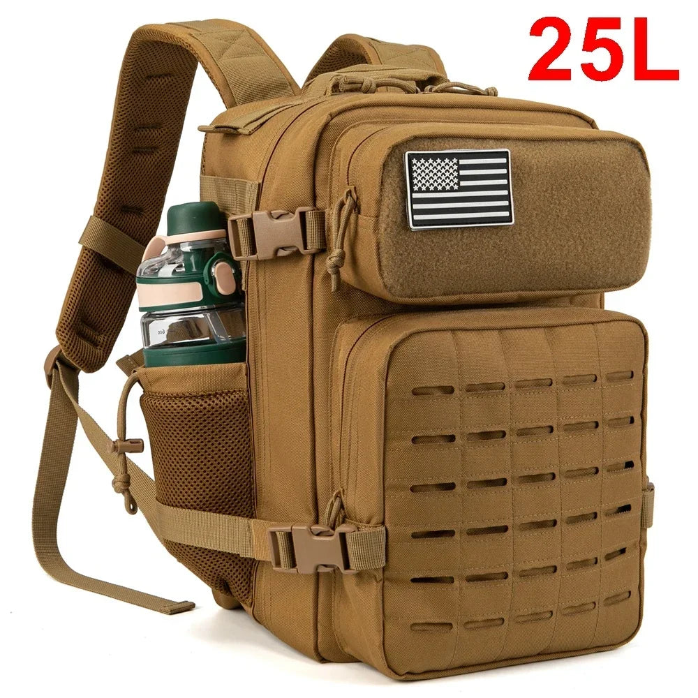 Unisex Tactical Backpack 25L för Utomhusbruk 12