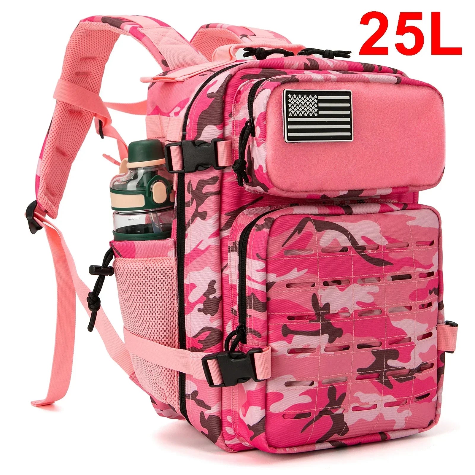 Unisex Tactical Backpack 25L för Utomhusbruk 14