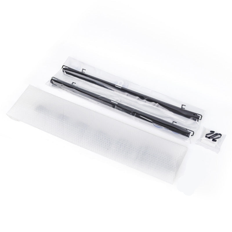 Unisex Torkarblad Set med Universaladapter och Slitstark Gummiläpp 0