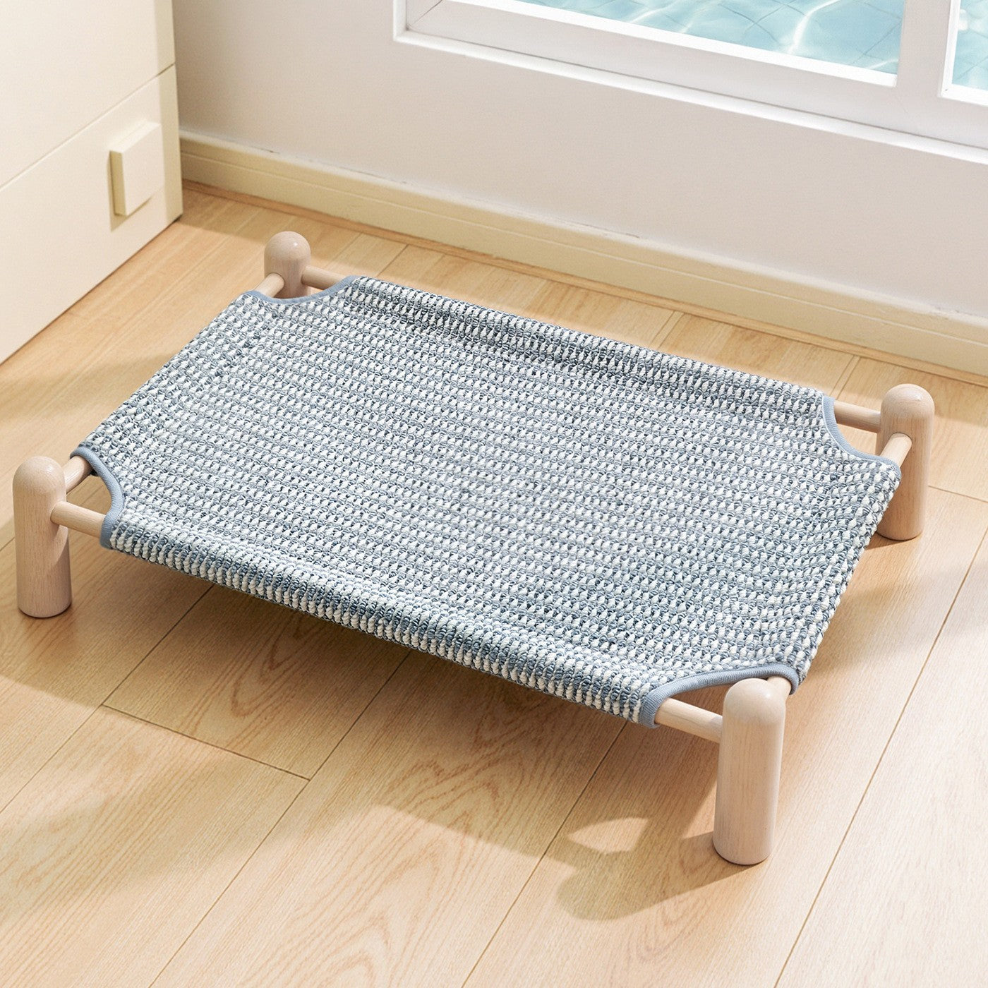 Unisex Upphöjd Husdjurssäng Andningsbar Design 0