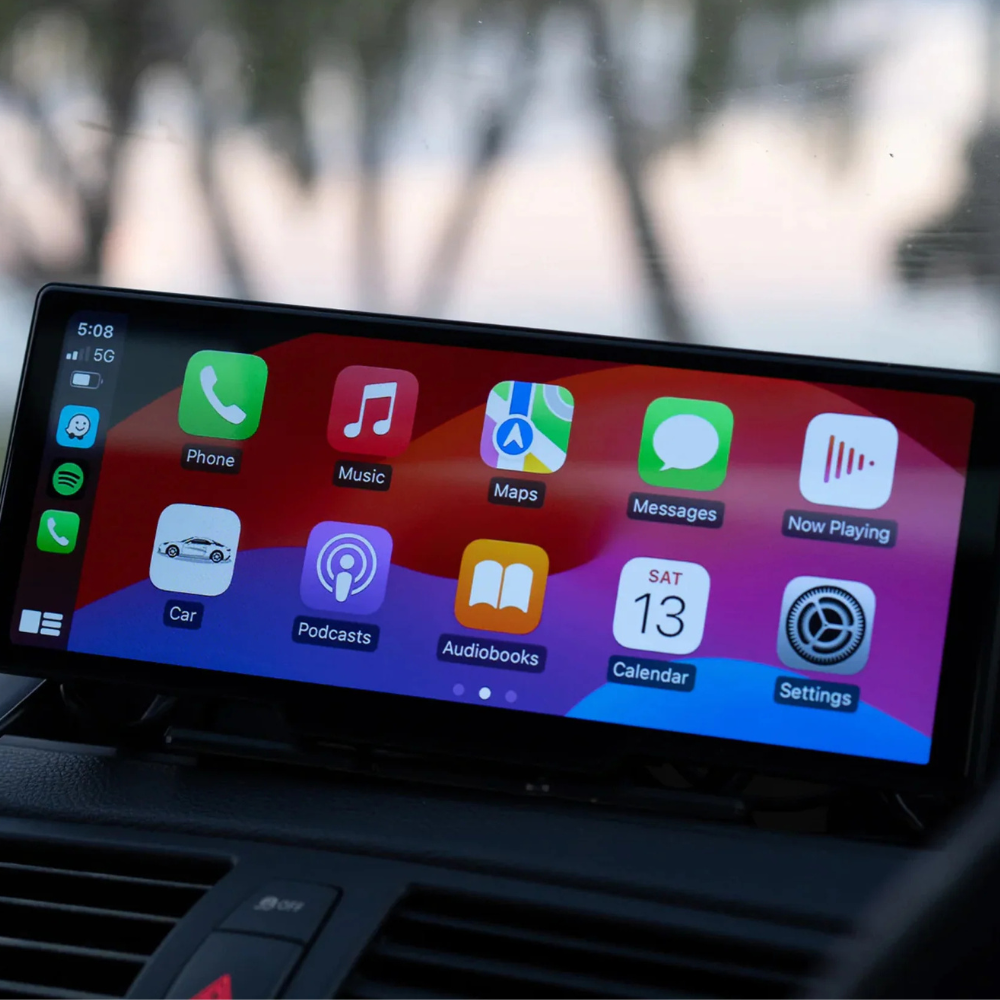 Universell Bil Display med Trådlös CarPlay och Android Auto 2