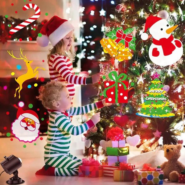 Utomhus Julprojektor med 16 Motiv 2