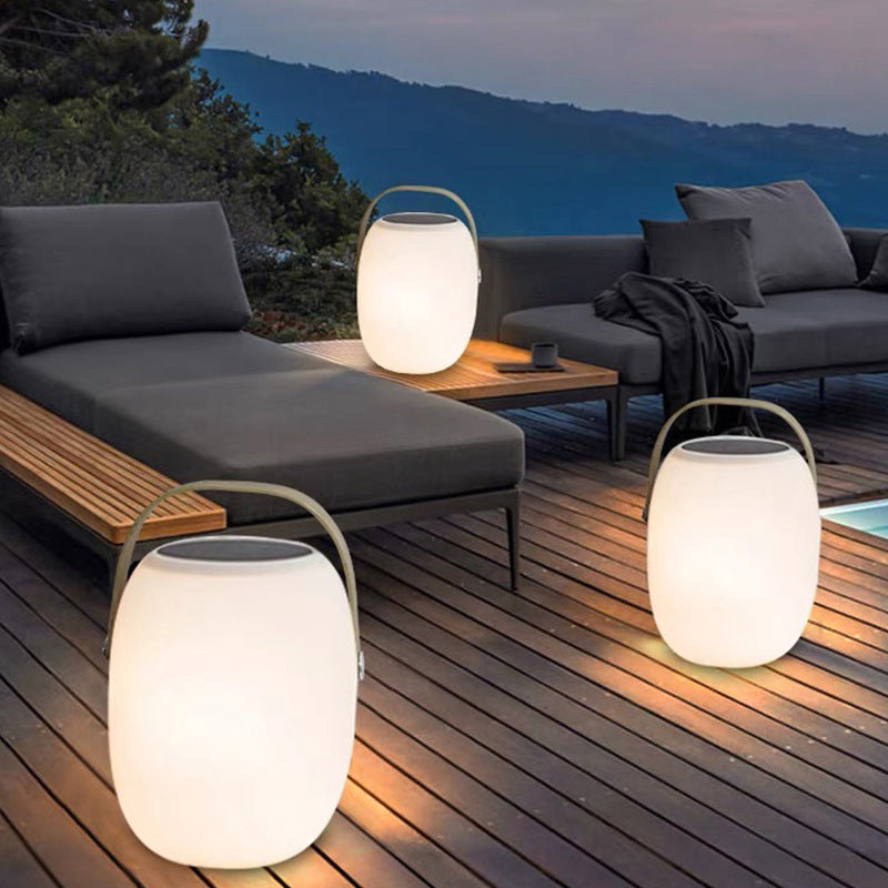 Utomhus LED-lampa med korgdesign 1